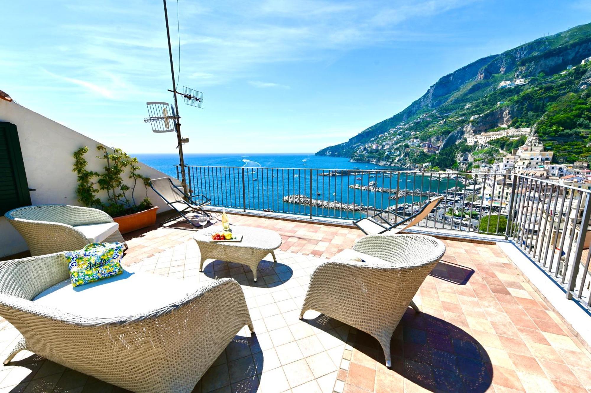 Rooftop Flat In Amalfi Eksteriør bilde